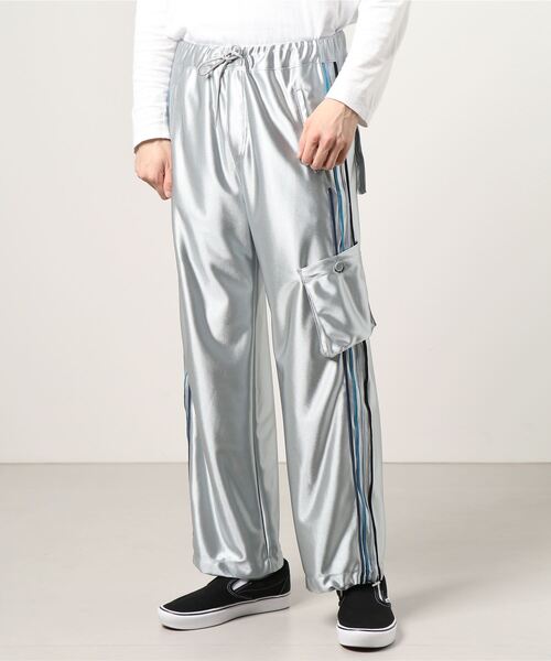 LAND by milkboy パンツ Land by MILKBOY 黒くしゅくしゅパンツ 赤い