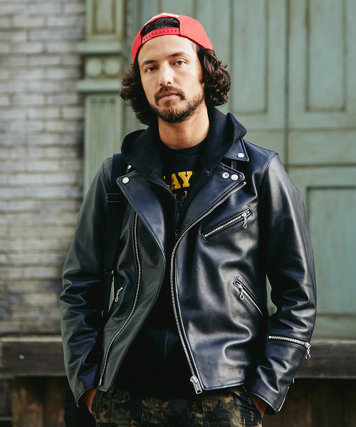 HYSTERICGLAMOUR シングルライダース レザージャケット 山羊革