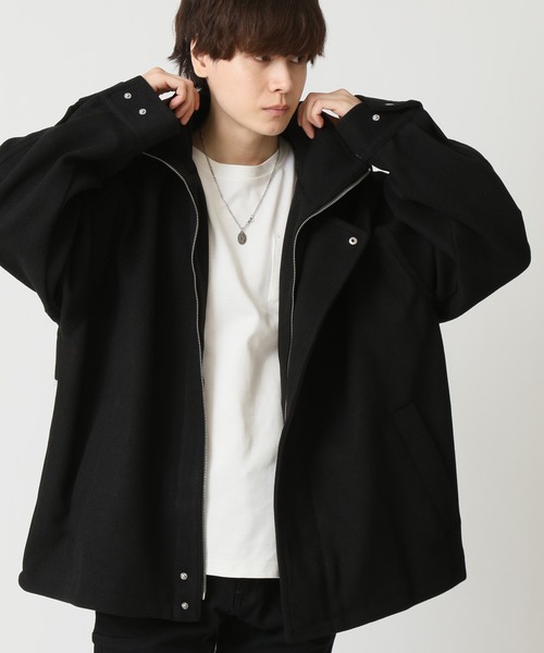 セール】ウールを超えた！？ テックウール オーバーサイズ スタンド