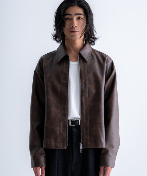 Seam line zip blouson / シームラインジップブルゾン（ブルゾン