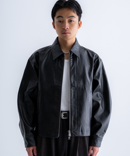 Seam line zip blouson / シームラインジップブルゾン（ブルゾン
