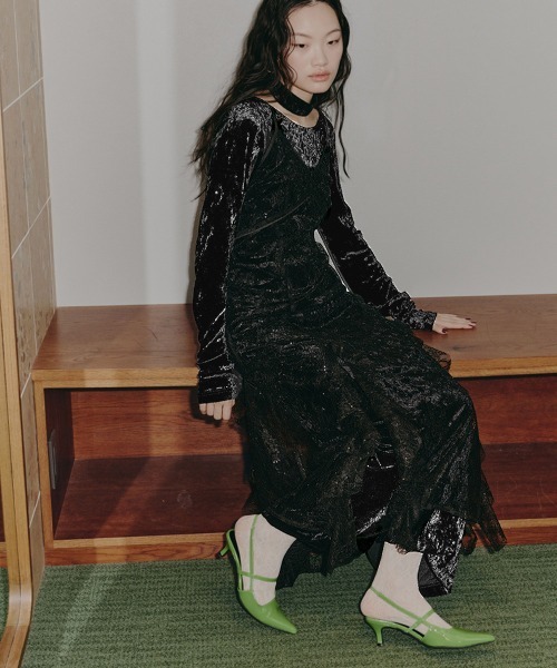 ANDRESD（アンドレスド）の「スパークルレースベロアドレス / sparkle