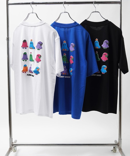 セール】【unisex】GHOST アソートグラフィック Tシャツ / おばけ T