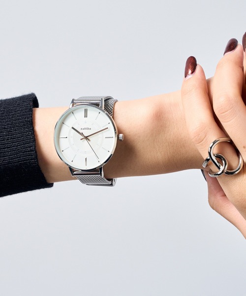 セール】【SETUP7】ステンレスベルトアナログウォッチ JN033 FW