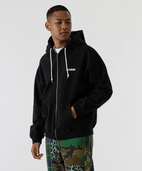 XLARGE（エクストララージ）の「STANDARD LOGO ZIP HOODED SWEATSHIRT
