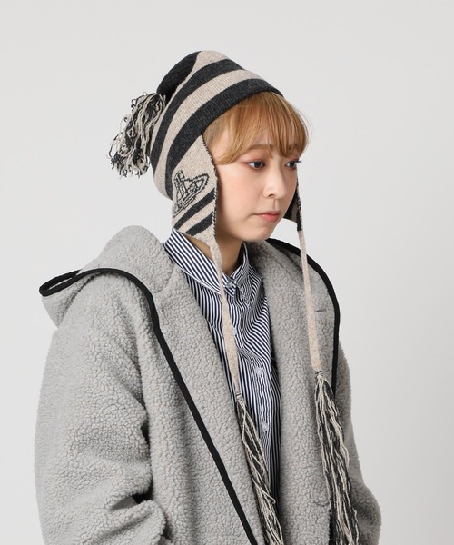 Vivienne Westwood フラップ付ワッチニット帽 NANA 正規品 Vivienne