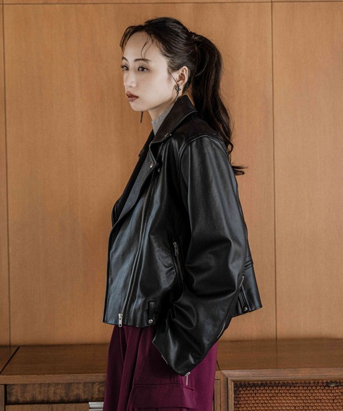 レザーWライダース(HARE)（ライダースジャケット）｜HARE（ハレ）の