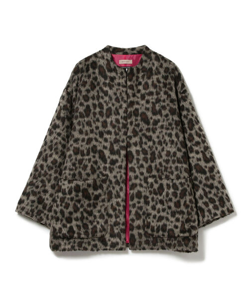 BEAMS LIGHTS / PONTETORTO シャギー ノーカラーコート