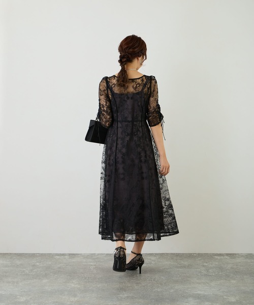 エンブロイダリーレイヤードドレス（ドレス）｜Dorry Doll（ドリー