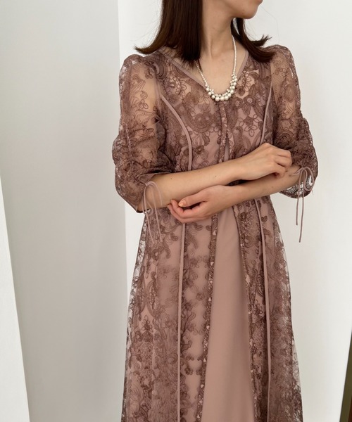 エンブロイダリーレイヤードドレス（ドレス）｜Dorry Doll（ドリー