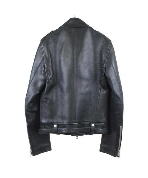 BURBERRY バーバリー ライダース ジャケット 羊革 レザー ブルゾン L