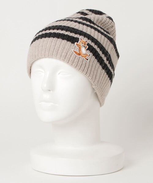 帽子 Maison Kitsune Chillax Fox Patch Beanie Maison Kitsuné