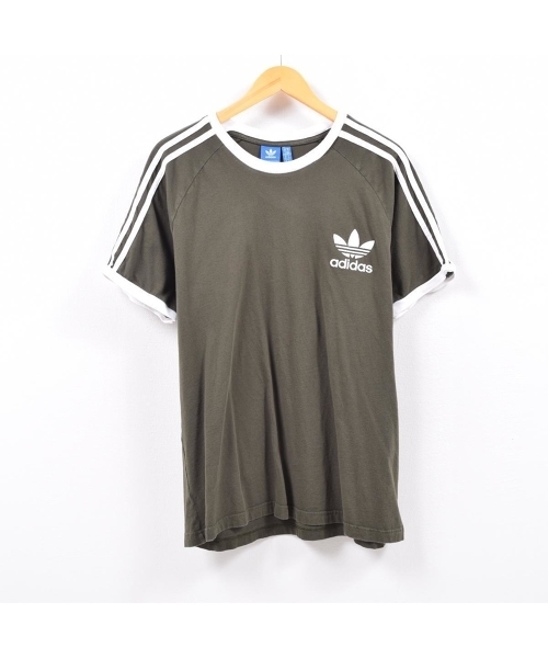 Age Factory リンガーTシャツ カーキ age factory リンガーTシャツ