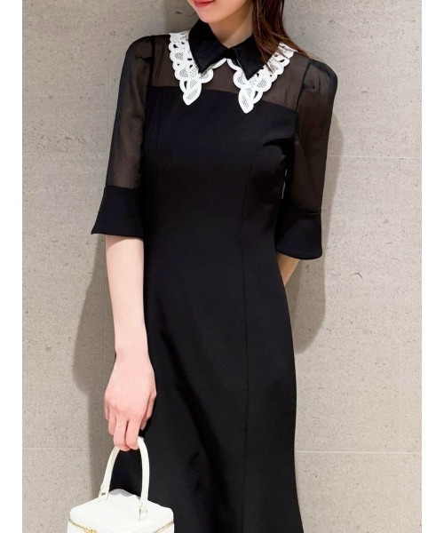 SNIDEL（スナイデル）の「ダブルカラーマーメイドドレス（ワンピース