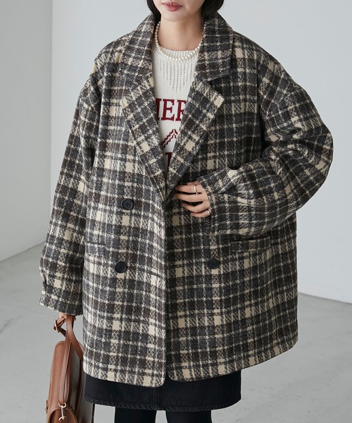 BONLECILL（ボンルシール）の「ブークレー起毛チェック柄ダブル