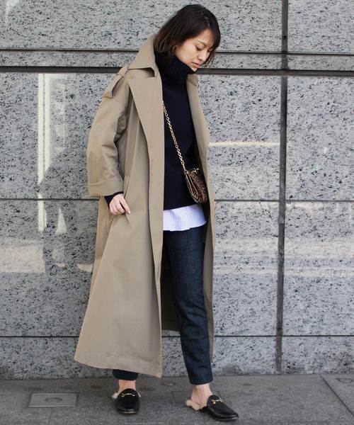 MUSE de Deuxieme Classe オーバーサイズ チェスターコート