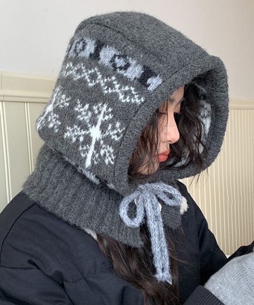 スノーフレーク バラクラバニットキャップ（ニットキャップ/ビーニー
