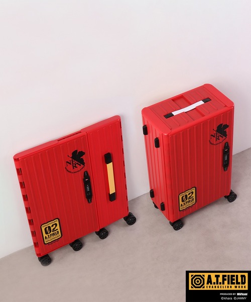 3個セット！エヴァンゲリオンAT.FIELDコラボ 折り畳みキャリーケース 3