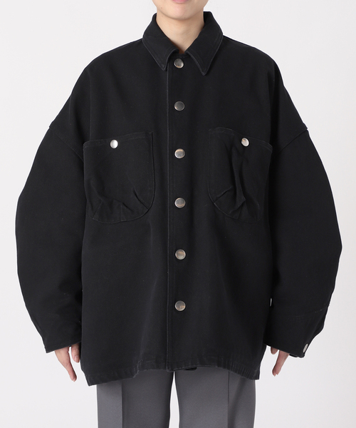 FOLL / フォル】wardrobe cocoon blouson：ワードローブコクーン