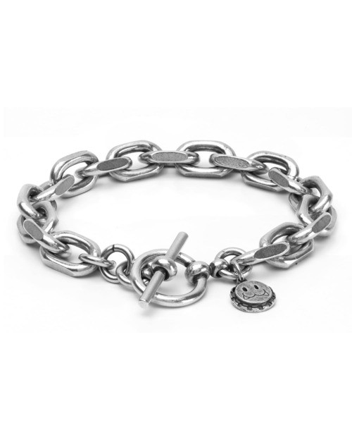 LEO”サイドカットファットチェーンブレスレット/シルバー925【LION