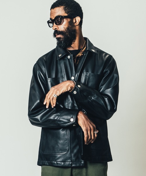 CRIMIE（クライミー）の「SCHOTT×THE CRIMIE LAMB LEATHER COVER ALL