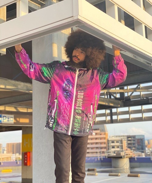 DIESEL（ディーゼル）の「メンズ ジャケット ナイロンパーカー 総柄