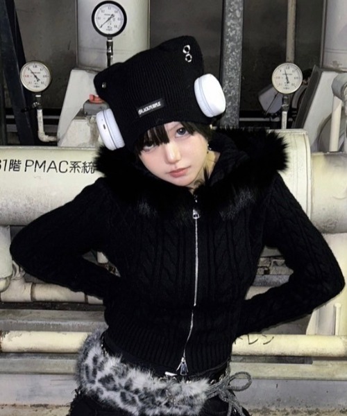 BLACKPURPLE（ブラックパープル）の「【BLACK PURPLE】Mew-Mew Cat