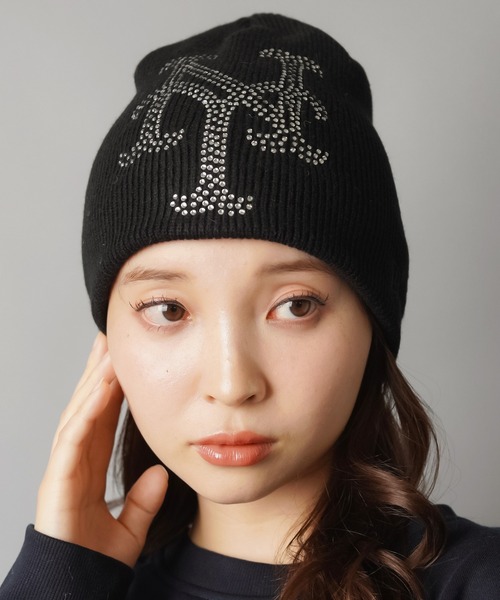 NEW ERA/ニューエラ】シングルビーニー/ニット帽/ラインストーン