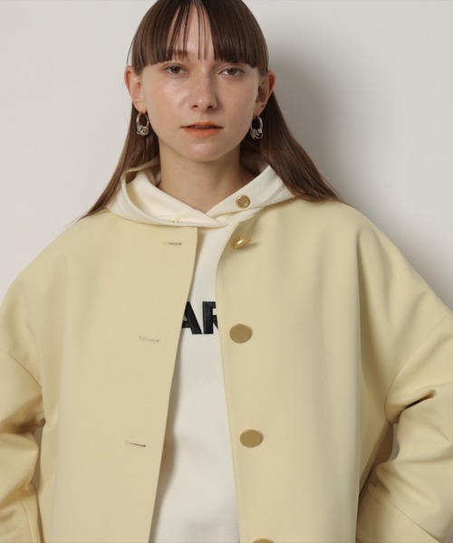 CADUNE（カデュネ）の「ノーカラートレンチ（ダウンジャケット/コート