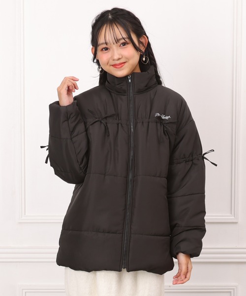 PINKHUNT ピンクハント リボン中綿アウター 0803K（ダウンジャケット