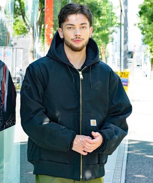 Carhartt フランネル裏地付きダックアクティブパーカー（ブルゾン