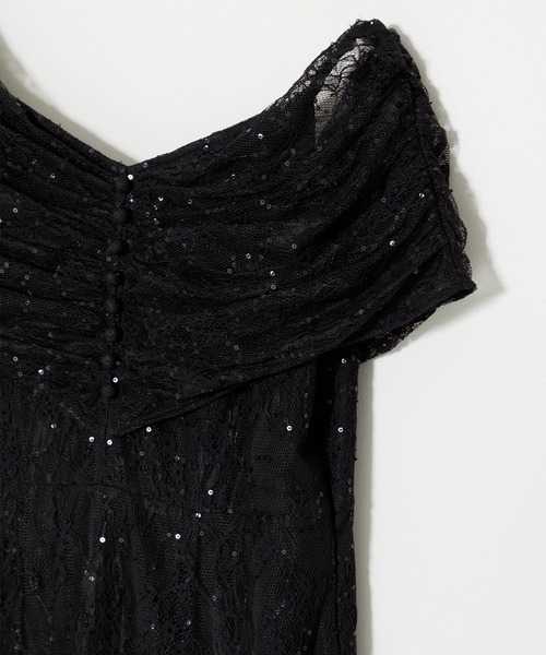 セール】【LEJA】2wayレース花柄オフショルダースパンコールマーメイド