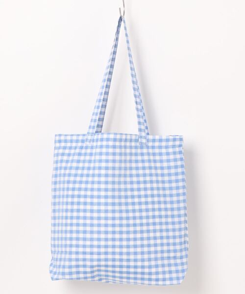 セール】FReePLACe/A4サイズ ギンガムチェックトートバッグ X12115