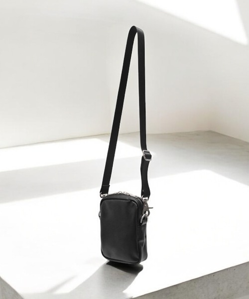 セール】DEVICE＋ 本革 カウレザー ミニ ショルダーバッグ（ショルダー
