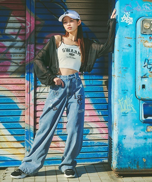 セール】【LTXC】ワッペンワイドパンツ（その他パンツ）｜LOVETOXIC