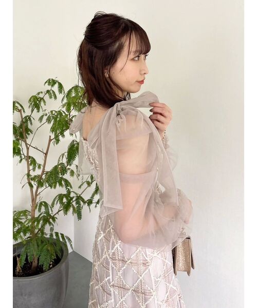 dazzlin（ダズリン）の「レースリボンオフショルドレス（ドレス）」 - WEAR