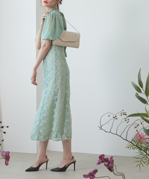 Kana（カナ）の「パフスリーブ レース マーメイドライン パーティー