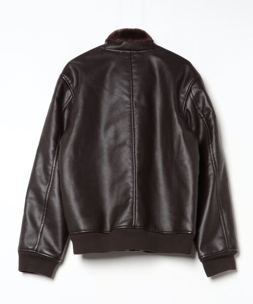 RYDER Bonded Pu Zip Jacket ライダースジャケット | GUESS(ゲス