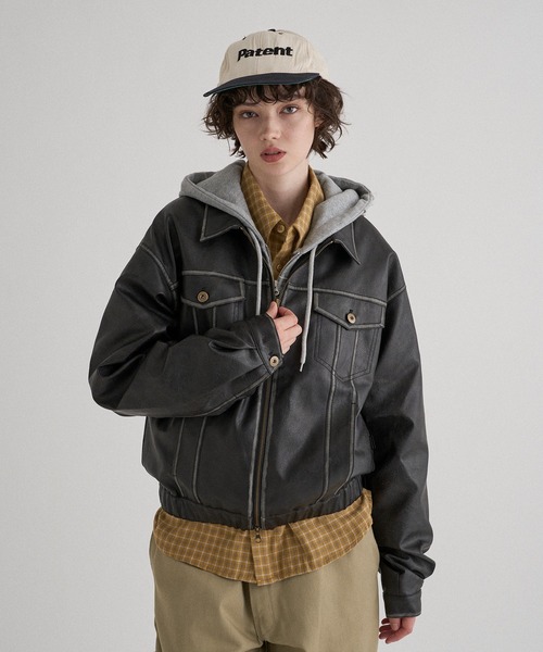 WISH FOR EVER（ウィッシュフォーエバー）の「ARTIFICIAL DOUBLE ZIP