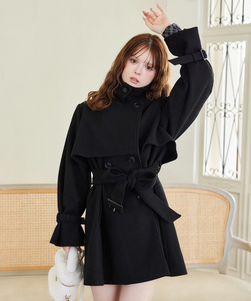 セール】【今すぐお届け！】サイズ展開あり/2way/スタンドカラーミドル