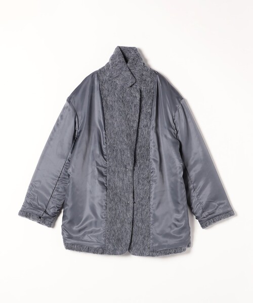 セール】SHIPS any: ウール ミックス シャギー シングル コート