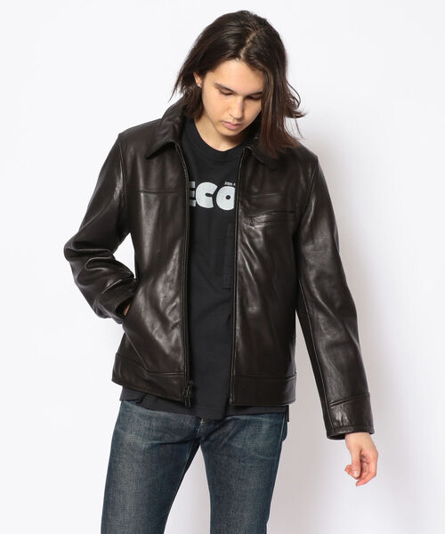 AVIREX（アヴィレックス）の「レザー トラッカー ジャケット / LEATHER