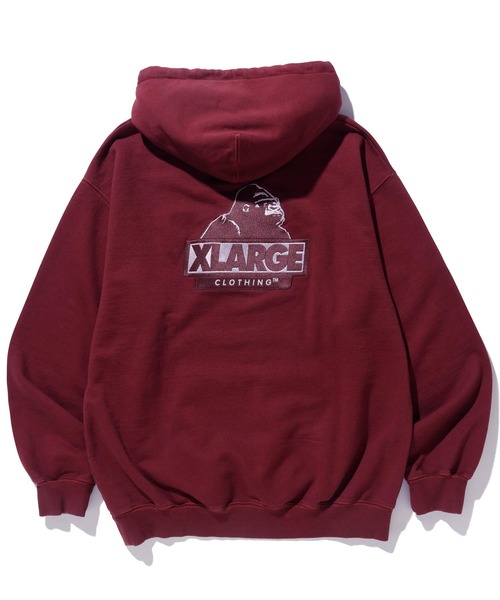 XLARGE（エクストララージ）の「OVERDYE SLANTED OG PULLOVER HOODED