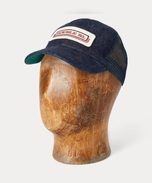 RRL（ダブル アール エル）の「インディゴ デニム トラッカー キャップ
