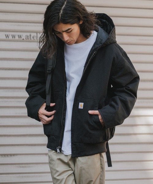 Carhartt カーハートアクティブジャケットダックパーカーブラック