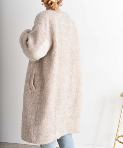 マーブルシャギーロングコート Eimee Law│Eimee Law & LHELBIE 公式