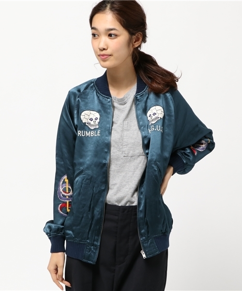 HYSTERIC GLAMOUR（ヒステリックグラマー）の「SNAKE&SKULL刺繍