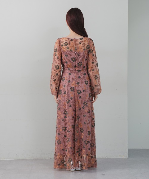 結婚式/オケージョンドレス/WEB限定/2サイズ展開/裏地付き】embroidery