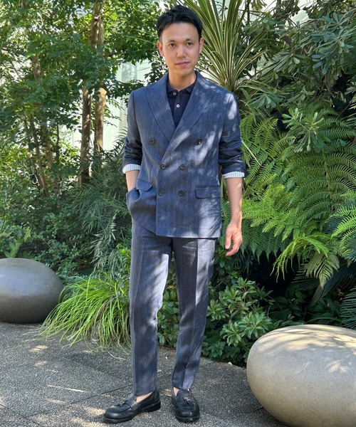 Banana Republic（バナナリパブリック）の「Clark ウールリネン スーツ