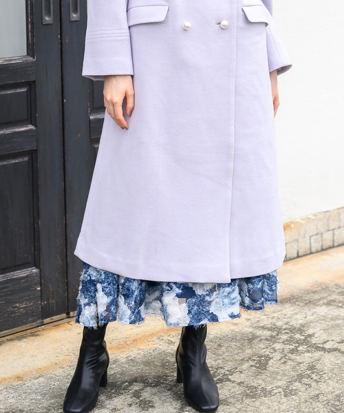 セール】パールボタンチェスターコート/MM448604（チェスターコート